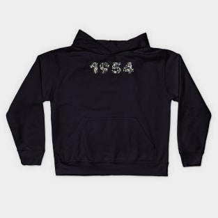 70th Birthday 1954 Retro Kids Hoodie